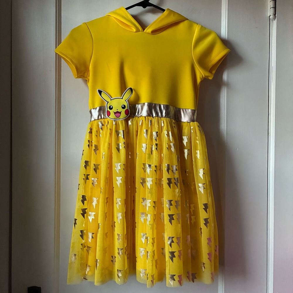NEW Girls' Pokemon Pikachu Cosplay Tutu Dress - Picture 2 of 6